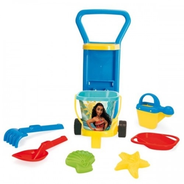 Набір для піску Wader Disney Ваяна, з візком, синій з жовтим (78470) - Pampik