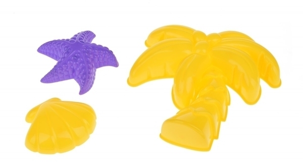 Набор для игры с песком Same Toy, 8 предметов, зеленый (HY-1204WUt-3) - Pampik - 5