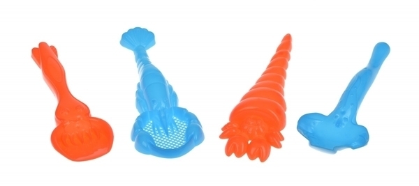 Набір для гри з піском Same Toy, 7 предметів (B003-3Ut) - Pampik - 4