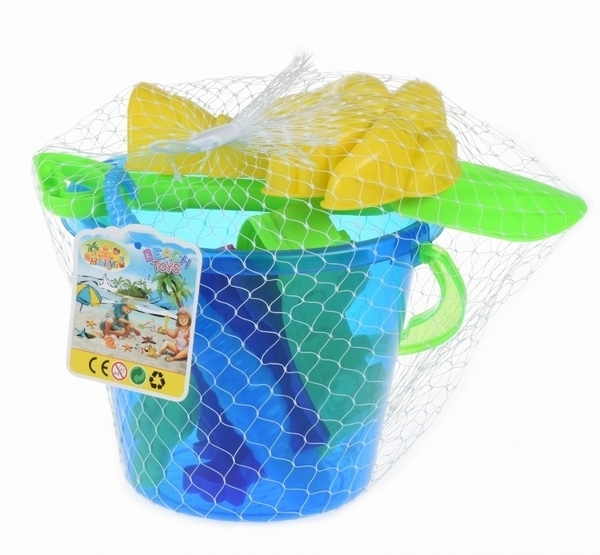 Набор для игры с песком Same Toy, 8 предметов, синий (HY-1204WUt-1) - Pampik - 2