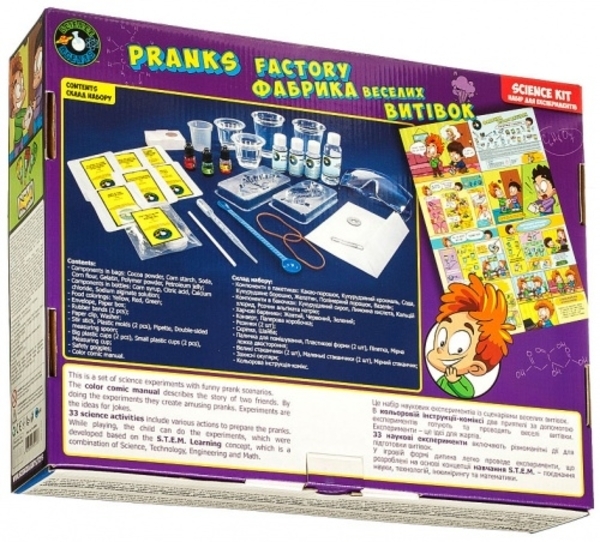 Набір Science Agents Фабрика веселих витівок, укр. мова (45044) - Pampik - 3