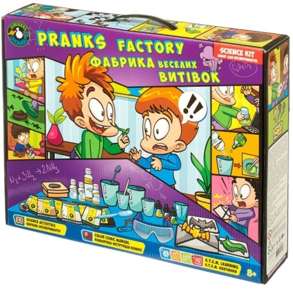 Набір Science Agents Фабрика веселих витівок, укр. мова (45044) - Pampik - 2