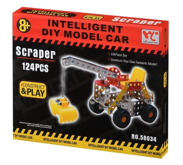 Конструктор Same Toy Inteligent DIY Model Car Скрепер, 124 детали (58034Ut) - Pampik - 2