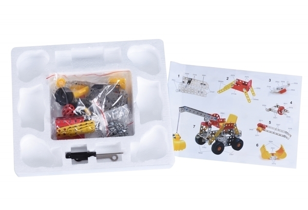Конструктор Same Toy Inteligent DIY Model Car Скрепер, 124 детали (58034Ut) - Pampik - 3