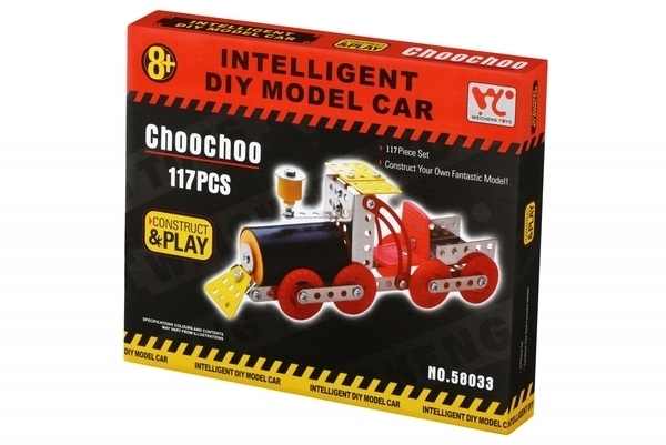 Конструктор Same Toy Inteligent DIY Model Car Паравоз, 117 деталей (58033Ut) - Pampik - 3