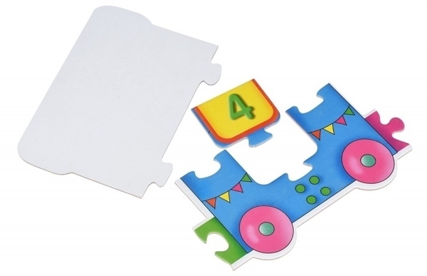 Пазл Same Toy Великий поїзд букв і цифр (2095Ut) - Pampik - 4