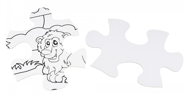 Пазл-розмальовка Same Toy Африканські тварини (2173Ut) - Pampik - 4