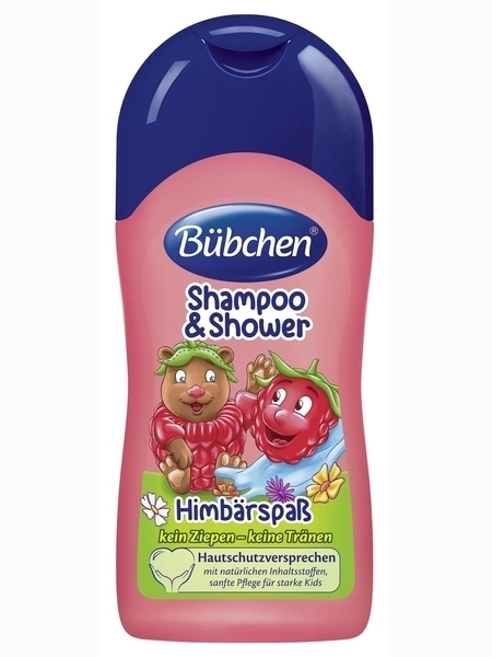 Шампунь для волосся і тіла Bubchen Ведмедикова малина, 50 мл - Pampik - 2