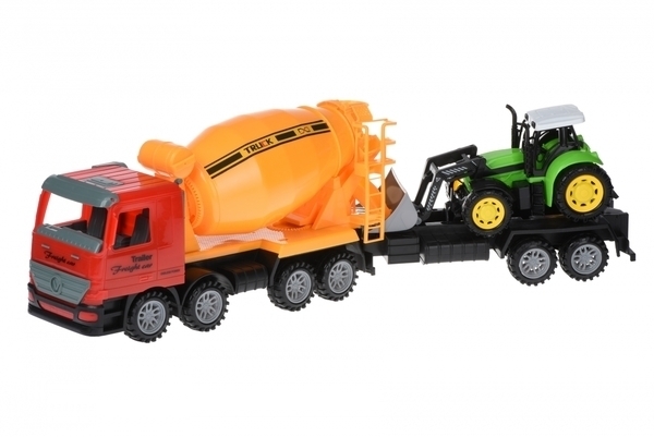 

Бетономешалка Same Toy Truck, с бульдозером, красный (98-88Ut-1