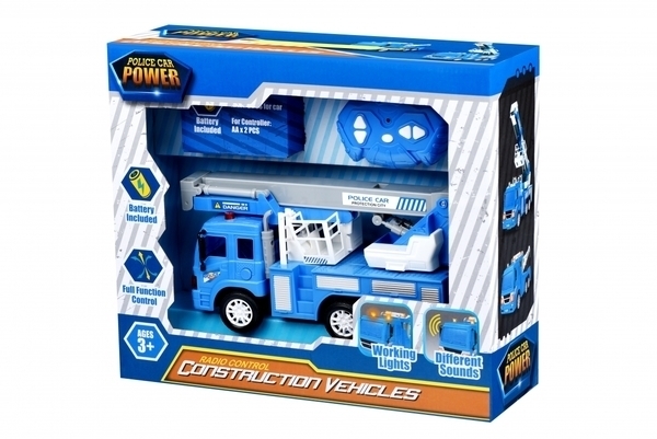 Машинка на радіоуправлінні Same Toy City Кран з кошиком, синій (F1630Ut) - Pampik - 6