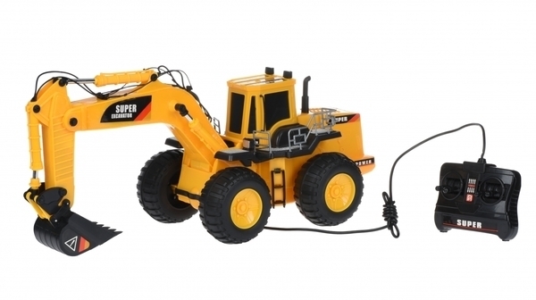 

Экскаватор Same Toy Super Loader, с пультом управления (S928Ut, Желтый