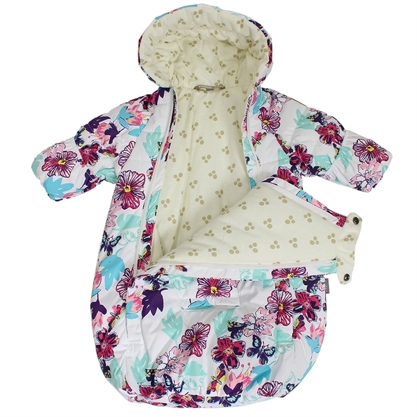 Спальний мішок Huppa Zippy, р.56, білий з рожевим (32130020-81120) - Pampik - 2