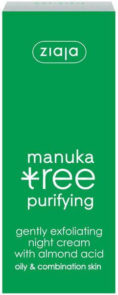 Нічний крем для обличчя Ziaja Листя мануки, 50 мл - Pampik