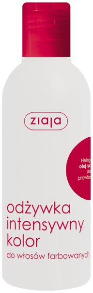 Бальзам-кондиціонер Ziaja Інтенсивний колір з касторовою олією, 200 мл - Pampik