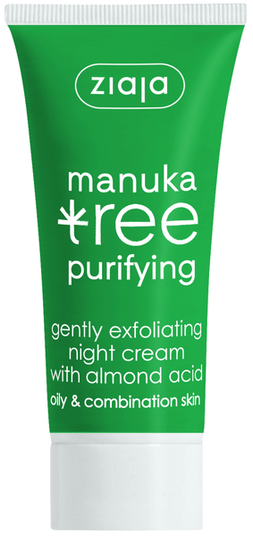 Нічний крем для обличчя Ziaja Листя мануки, 50 мл - Pampik - 2