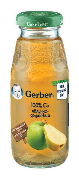 

Сок Gerber яблочно-грушевый, 175 мл