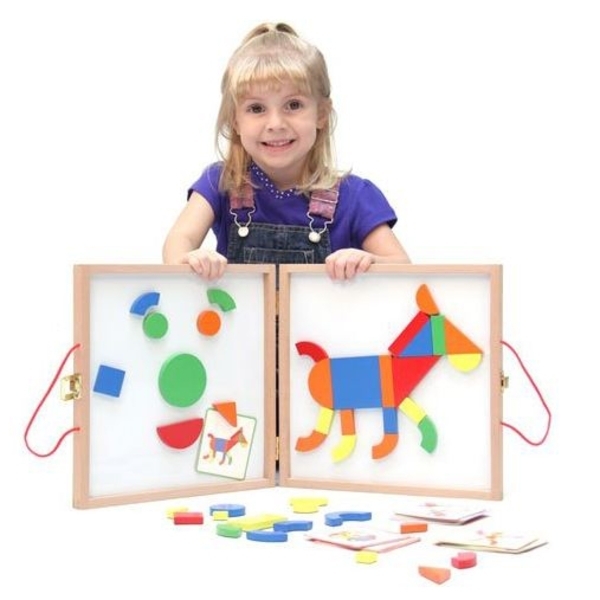 Магнітна гра Djeco Геометричні форми (DJ03130) - Pampik - 4