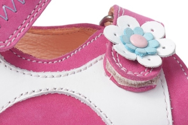 Сандалии Theo Leo, нубук, р.18, розовый (139_18) - Pampik - 5