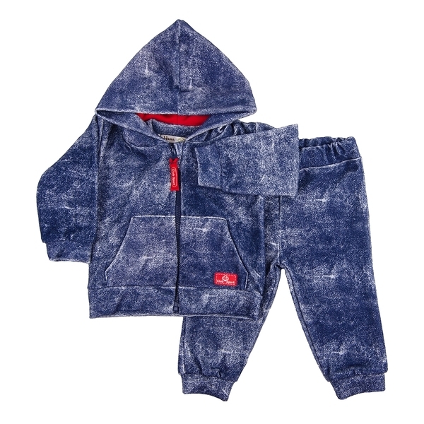 Костюм Няня Levis-boys, велюр, р.74, синій (18724) - Pampik - 2