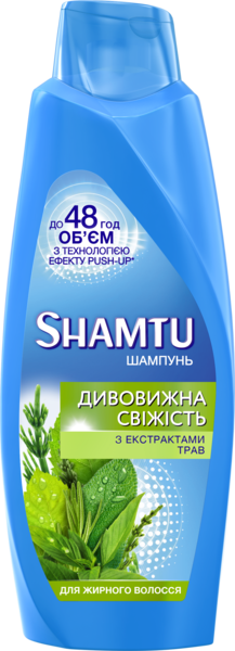 Шампунь Shamtu Глибоке очищення з екстрактами трав, 600 мл - Pampik - 2