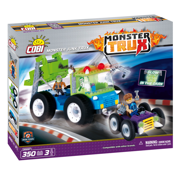 

Конструктор Cobi Monster Trux Мусоромонстр, 360 деталей (COBI-20057