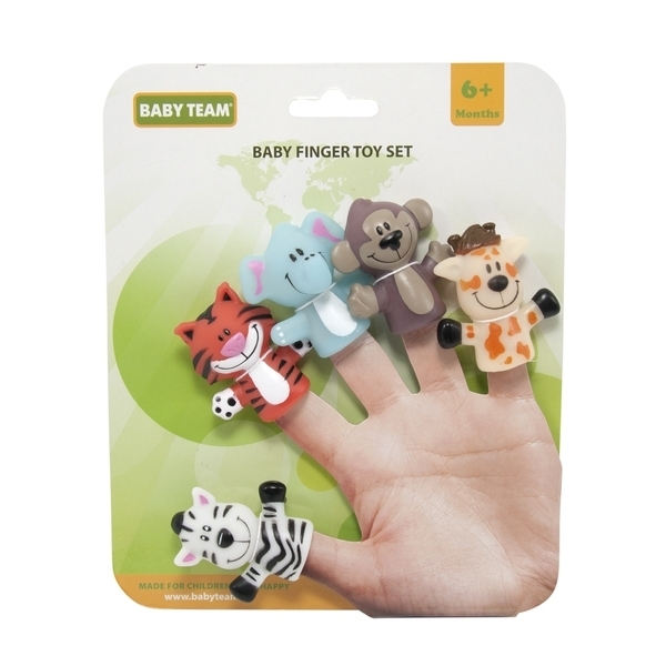 Набір пальчикових ляльок Baby Team Веселі малюки, 5 шт. (8700) - Pampik - 2