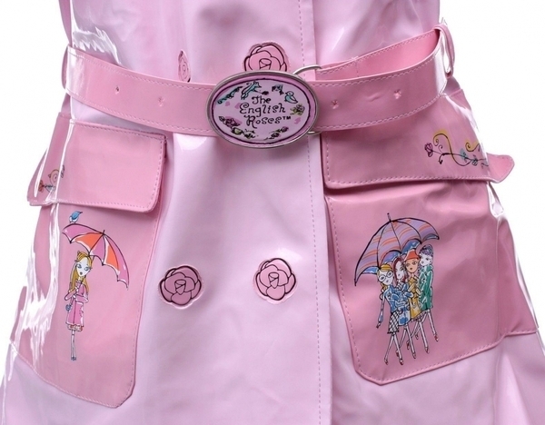 Плащ-дощовик Kidorable Англійські троянди Персонажі, р.136-140, рожевий (28786) - Pampik - 4