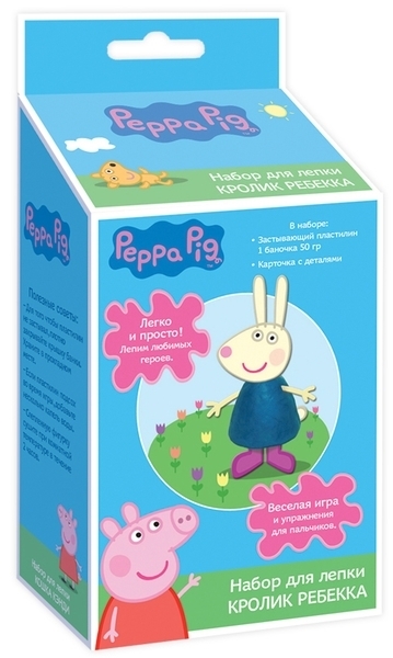 Набір для ліплення Peppa Pig Кролик Ребекка (119801) - Pampik