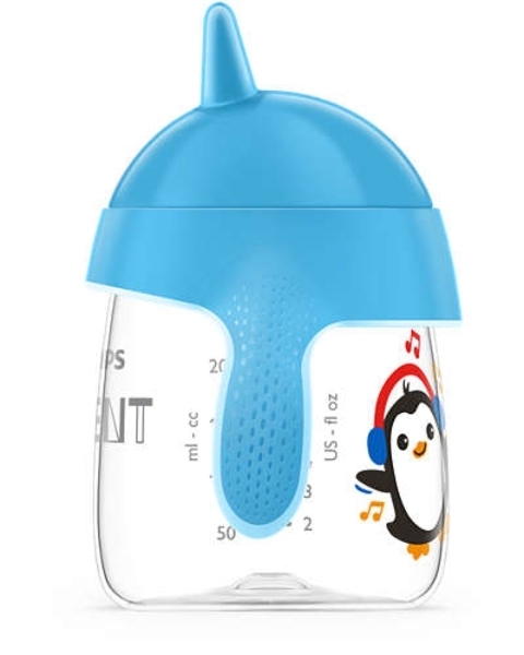 Чашка з носиком Philips Avent 12+, блакитний, 260 мл (SCF753/00) - Pampik - 3