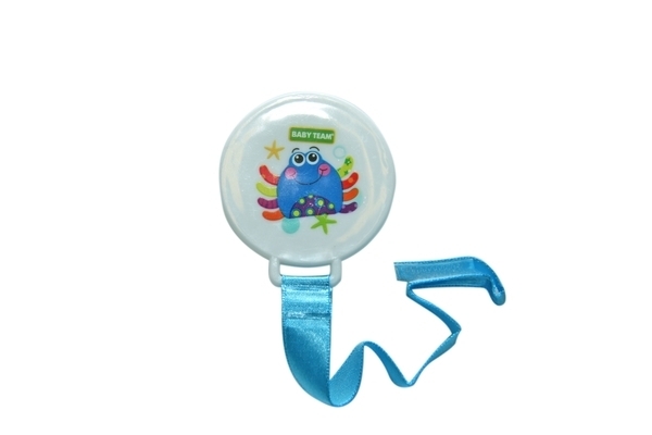 Цепочка для пустышки Baby Team Джунгли, голубой (3331) - Pampik - 2
