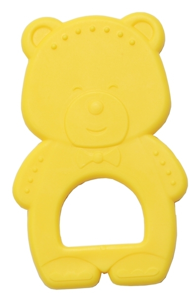 Прорізувач Baby Team Мишка, жовтий (4000) - Pampik