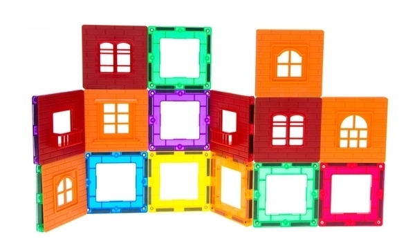 Магнітний конструктор Playmags, 60 елементів (PM169) - Pampik