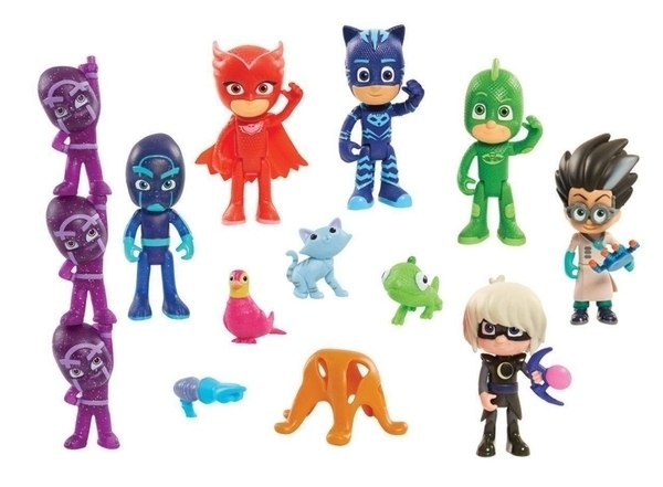 

Набор фигурок PJ Masks Deluxe, 14 шт., 8 см (24671