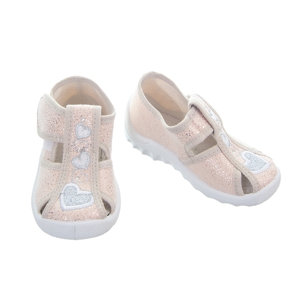 Капці Waldi Маша, текстиль, р.21, бежевий (06045) - Pampik