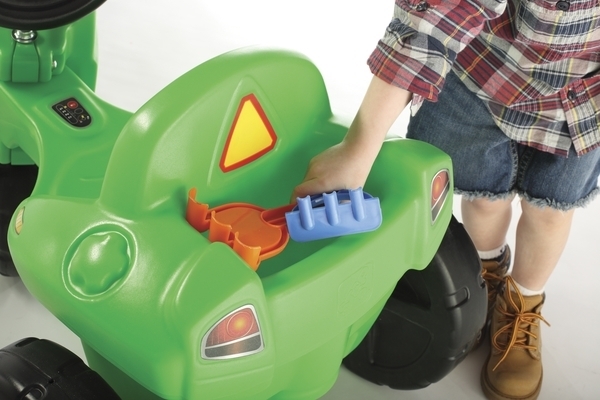 Детский велосипед-трактор с педалями Step 2, зеленый (717600) - Pampik - 4