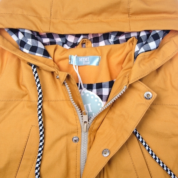 Куртка Mimi Book Парка, хлопок, р.86, оранжевый (К490/2) - Pampik - 4