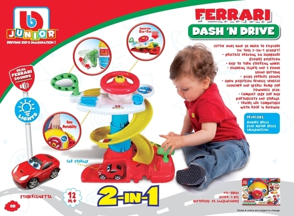 Игровой набор Bb Junior Ferrari Dash 'N Drive (16-88803) - Pampik - 4