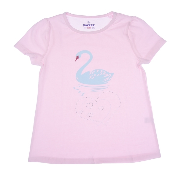 Піжама Baykar Лебідь, р.110-116, світло-рожевий (9043) - Pampik - 2