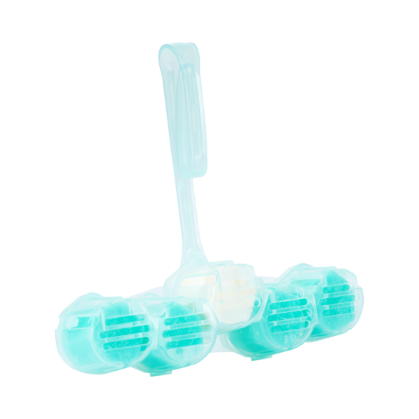 Туалетный блок для унитаза Domestos Power 5 с хлором Кристальная чистота, 55 г - Pampik - 3