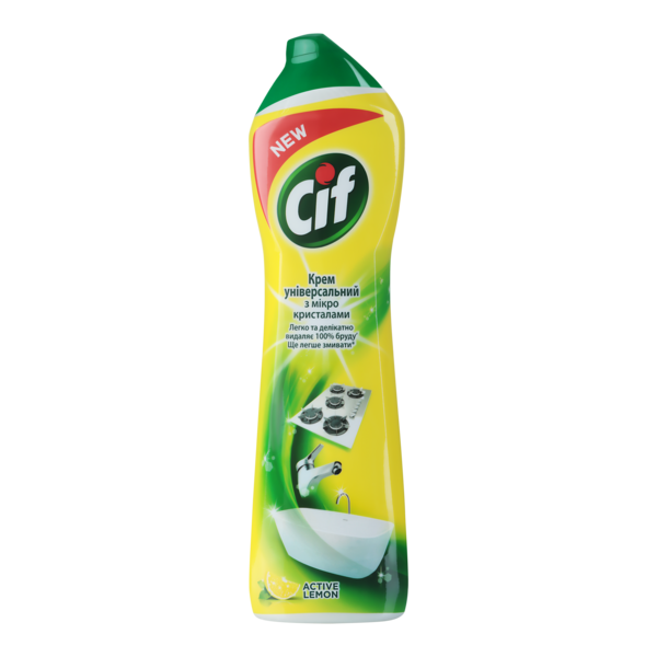 Очищувальний крем Cif Актив Лимон, 500 мл - Pampik - 2