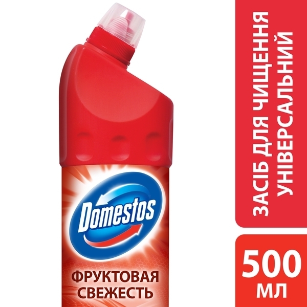 Чистящее средство для унитаза Domestos Фруктовая свежесть, 500 мл - Pampik