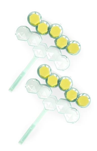 Туалетний блок для унітазу Domestos Свіжість Лайму 2х55 г - Pampik - 4