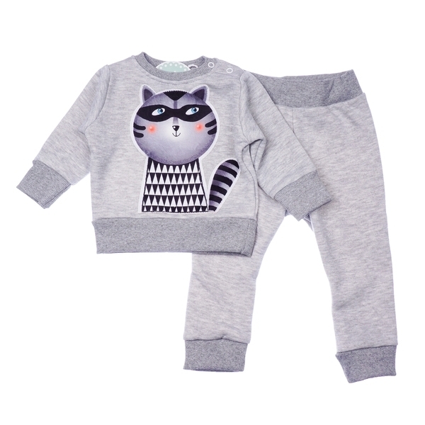 Костюм Mimi Book Єнот, р. 2, світло-сірий (К428/3) - Pampik