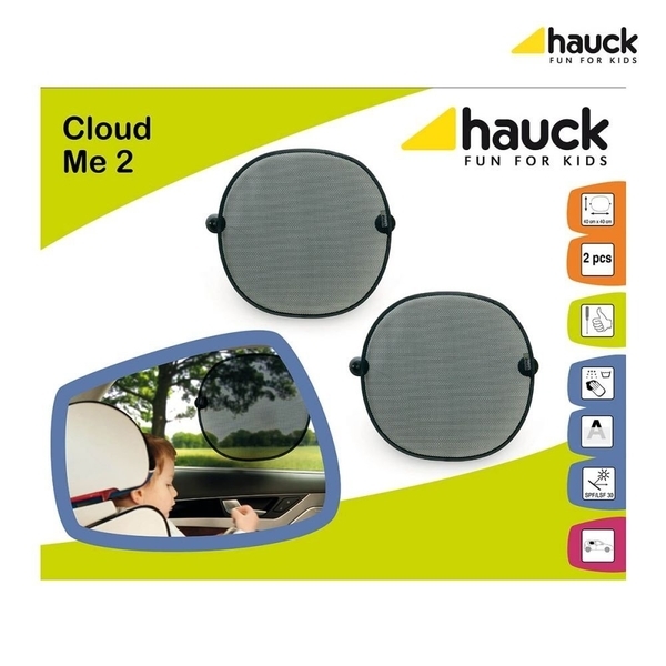 Сонцезахисна шторка для авто Hauck Cloud Me 2, 2 шт. (61806-6) - Pampik - 2