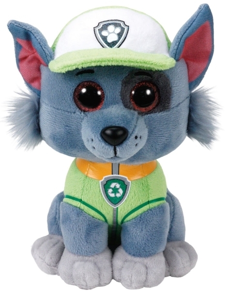 М'яка іграшка TY Paw Patrol Пес Роккі, 15 см (41212) - Pampik
