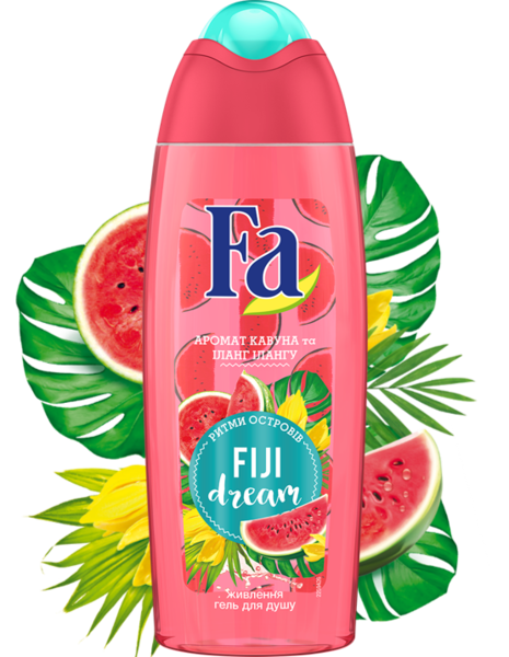 Гель для душа Fa Ритмы островов Fiji Dream аромат арбуза и иланг-иланга, 250 мл - Pampik - 3