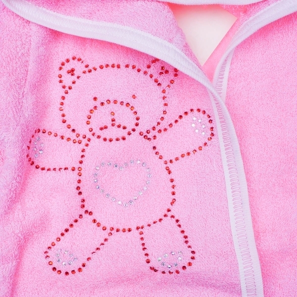 Халат BetiS Класичний, махра, р.80, рожевий (27077170) - Pampik - 2