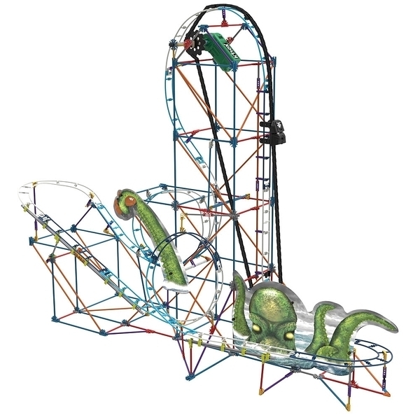 Конструктор K'Nex Американські гірки Помста Кракена, 568 деталей (17616) - Pampik - 2