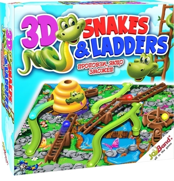 Настільна гра JoyBand Змейки і сходинки (40405) - Pampik