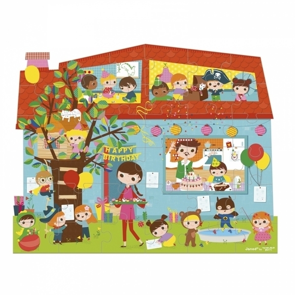 Пазли Janod Вечірка День Народження, 36 елементів (J02764) - Pampik - 3